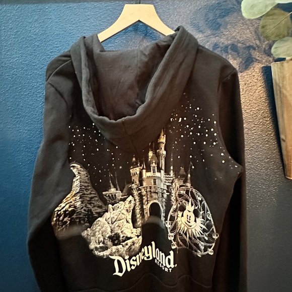 Disneyland Sparkle Castle Zip-Up Hoodie – Size XL - Picture 3 of 3